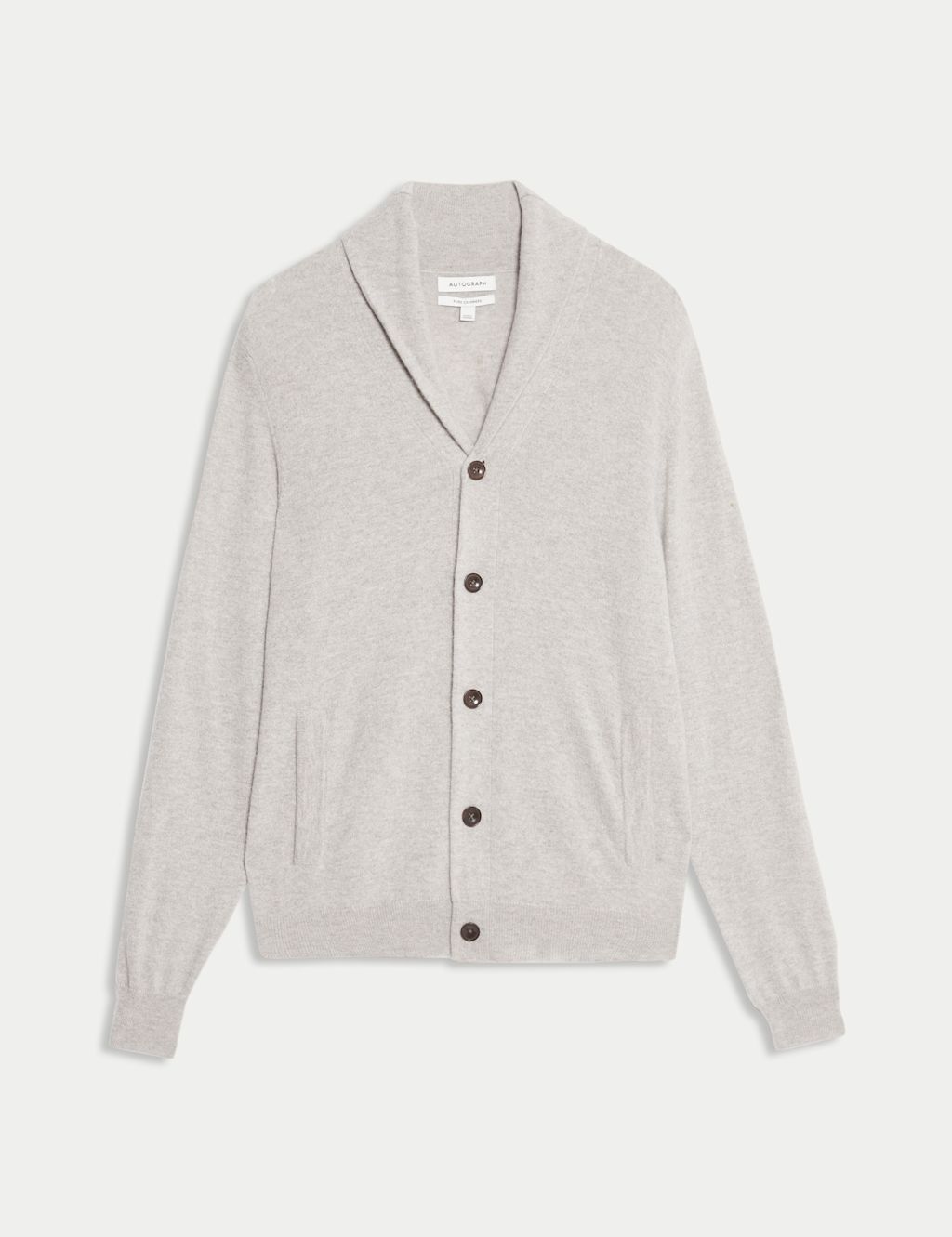 Pure Cashmere Shawl Collar Cardigan