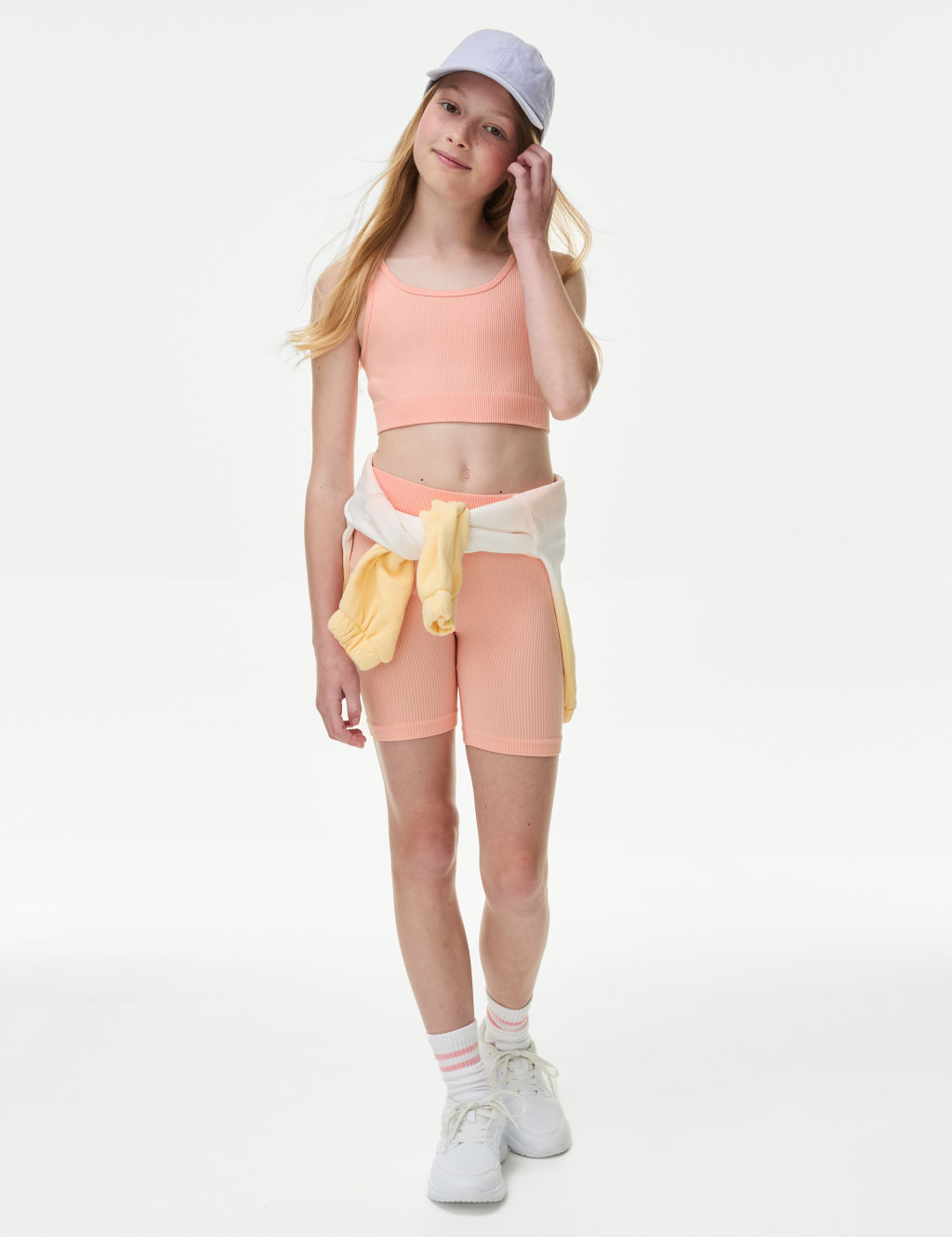 Seamless 2pc Rib Crop Set (6-16 Yrs)