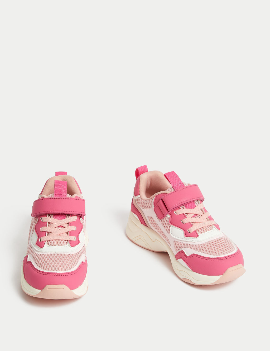 Kids' Chunky Riptape Trainers (4 Small - 2 Large) 1 of 4