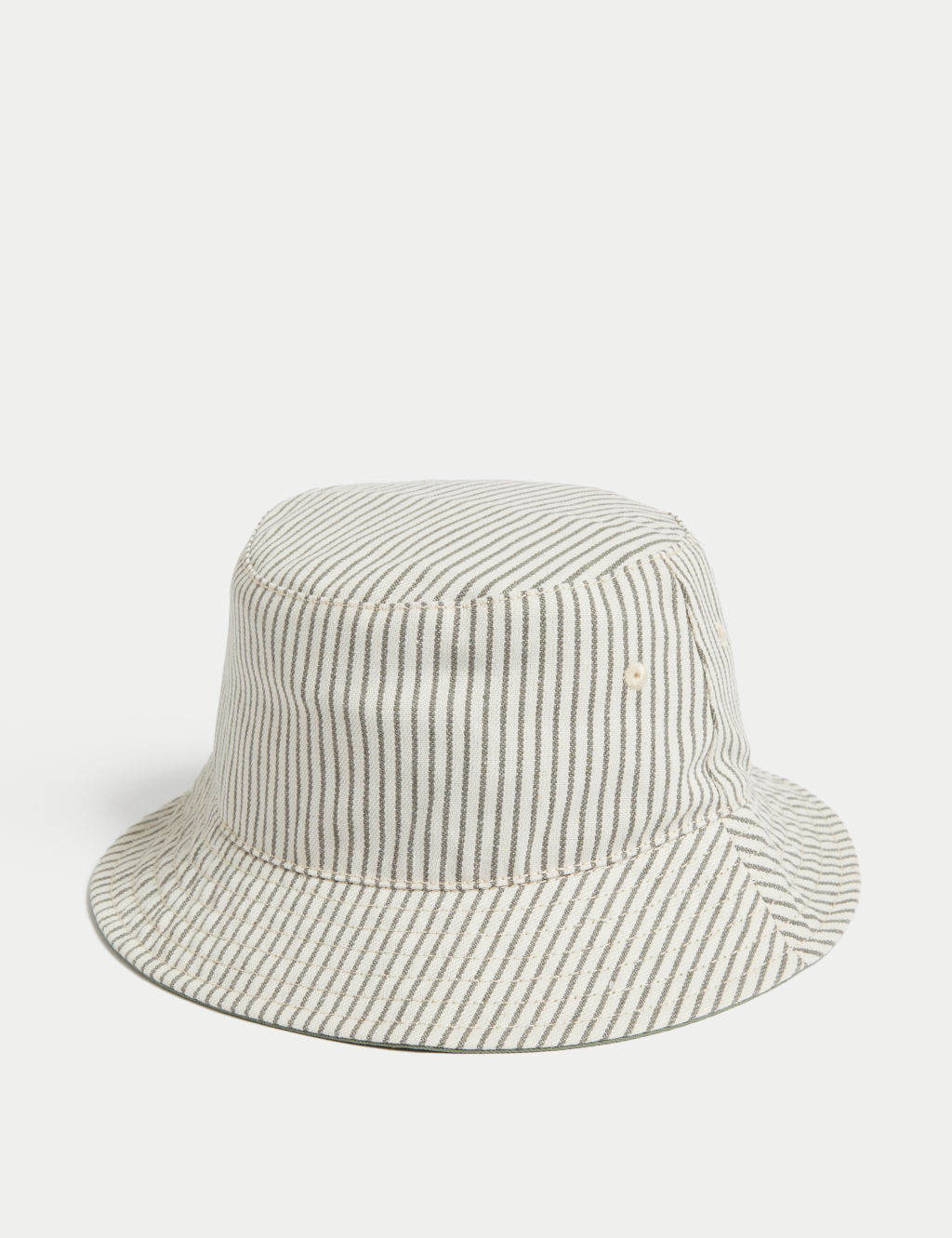 Kids' Pure Cotton Striped Sun Hat (1-6 Yrs) 1 of 3