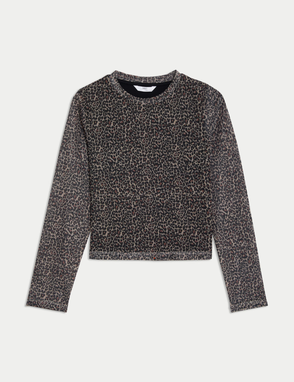 Animal Print Mesh Top (6-16 Yrs)