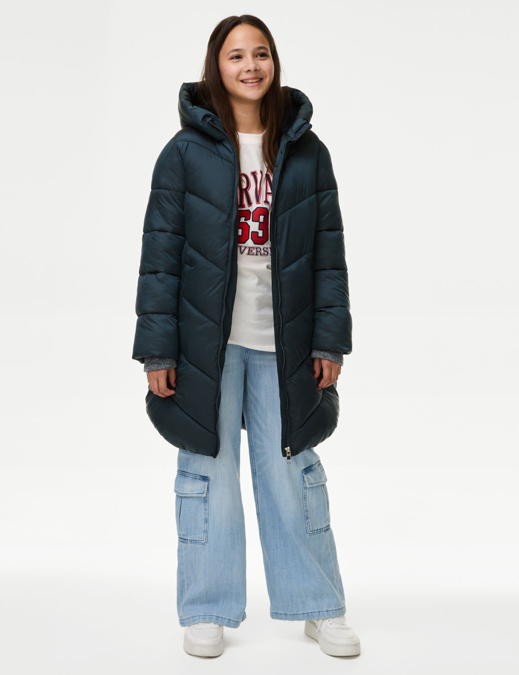 Longline Padded Coat (6-16 Yrs)