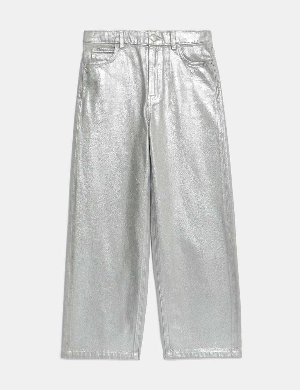 Wide Leg Foil Denim Jeans (6-16 Yrs)