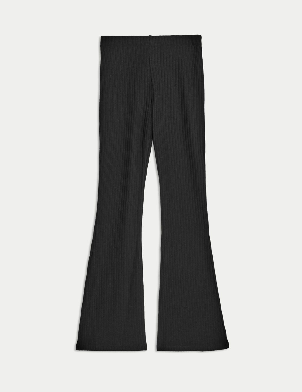 Flared Ribbed Knitted Trousers (6-16 Yrs)