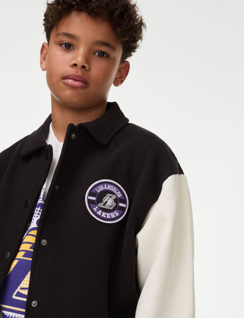 NBA LA Lakers Bomber Jacket (6-16 Yrs) 8 of 8