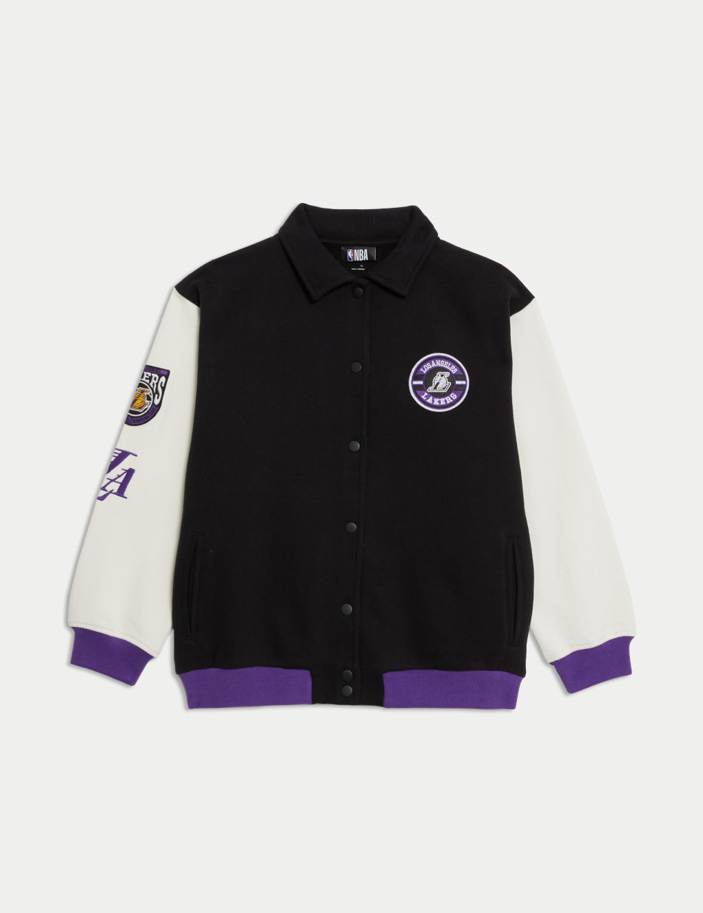 NBA LA Lakers Bomber Jacket (6-16 Yrs) 1 of 8