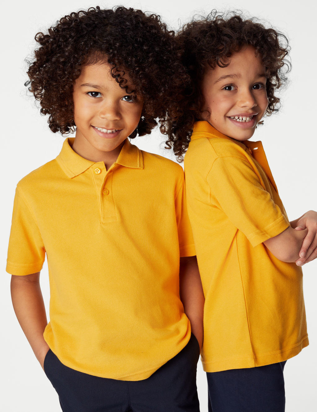 Unisex Pure Cotton School Polo Shirt (2-18 Yrs)