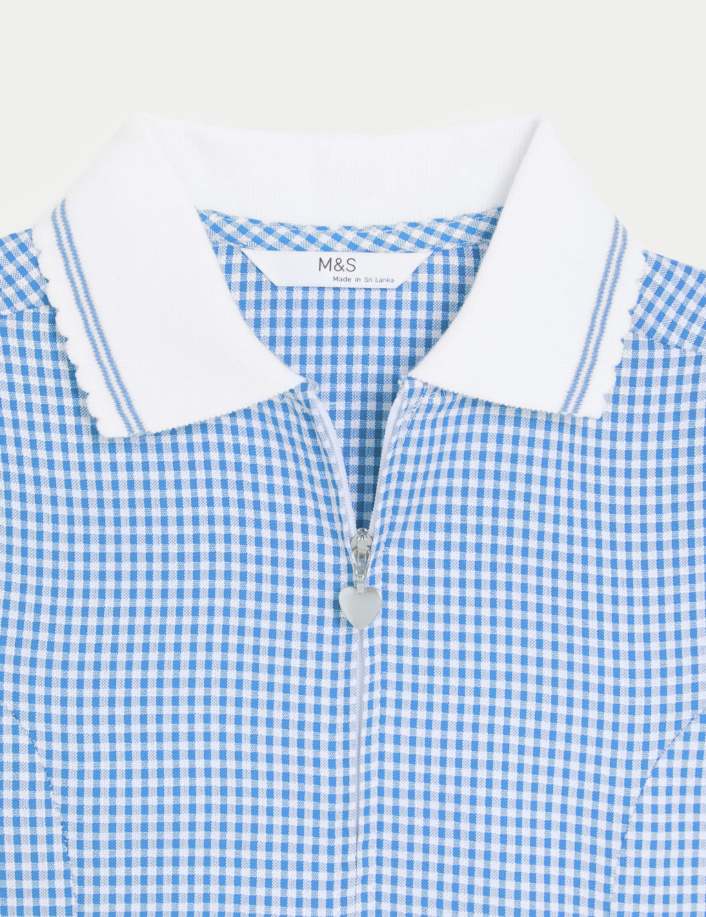 Girls' Gingham School Playsuit (2-14 Yrs) 5 of 5