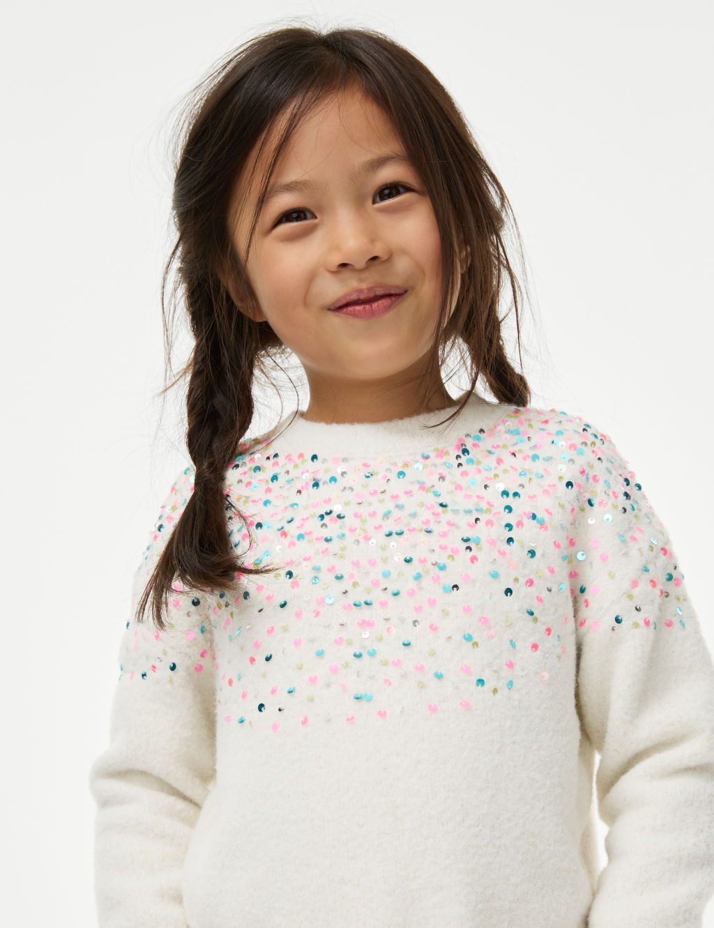 Sequin Detail Jumper (2-8 Yrs)