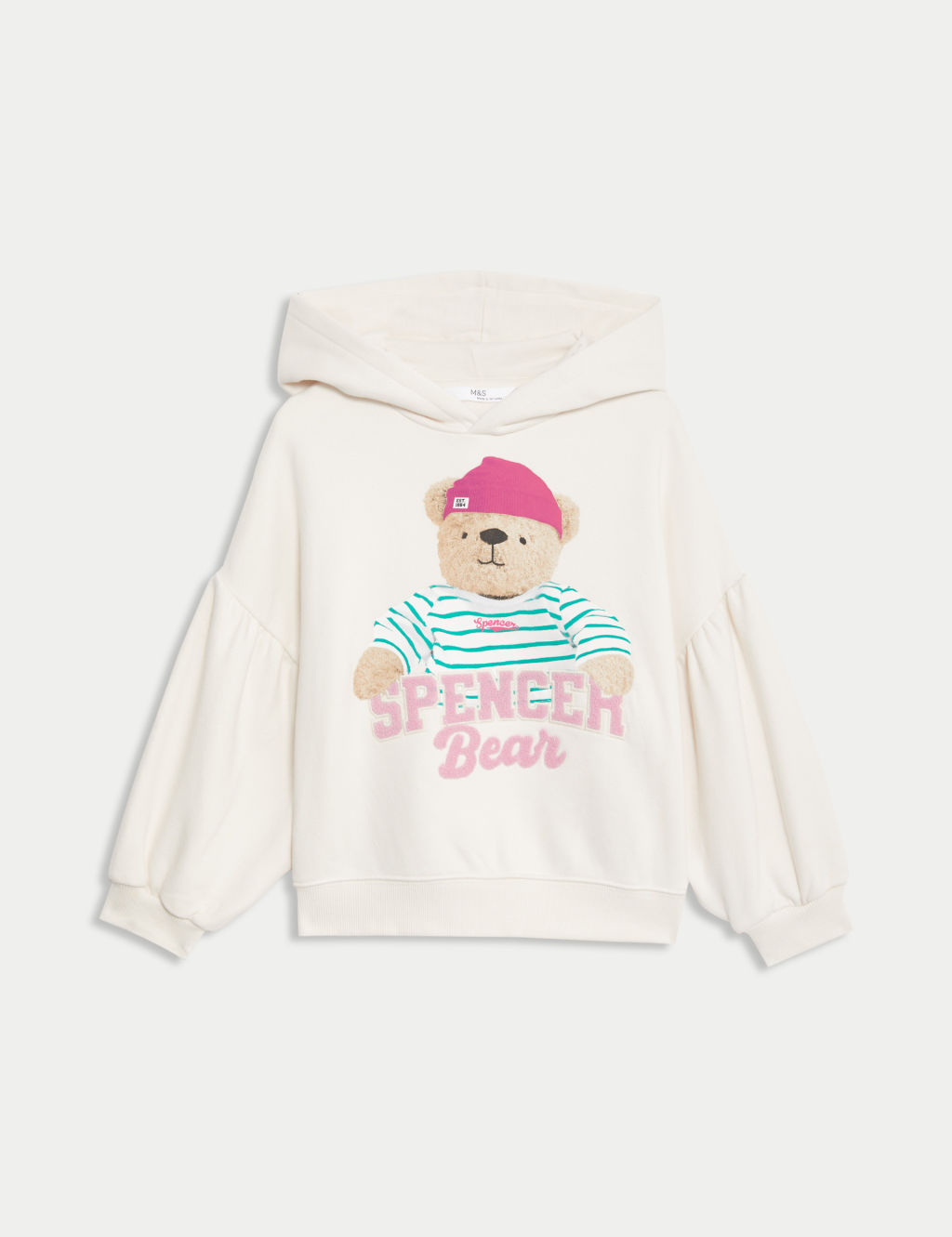 Cotton Rich Spencer Bear™ Hoodie (2-8 Yrs)