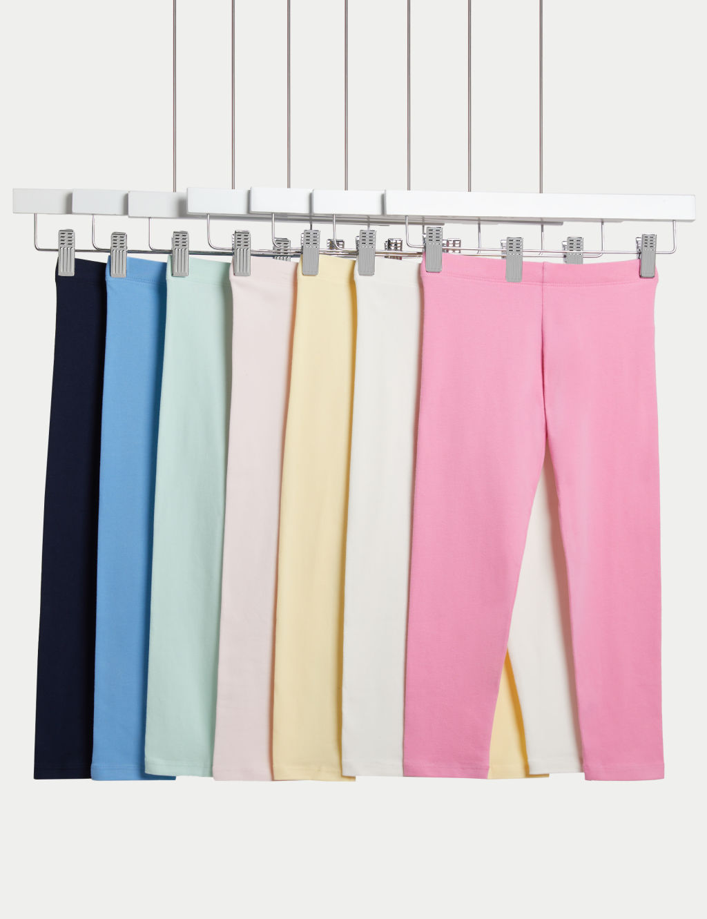 7pk Cotton Rich Leggings (2-8 Yrs)