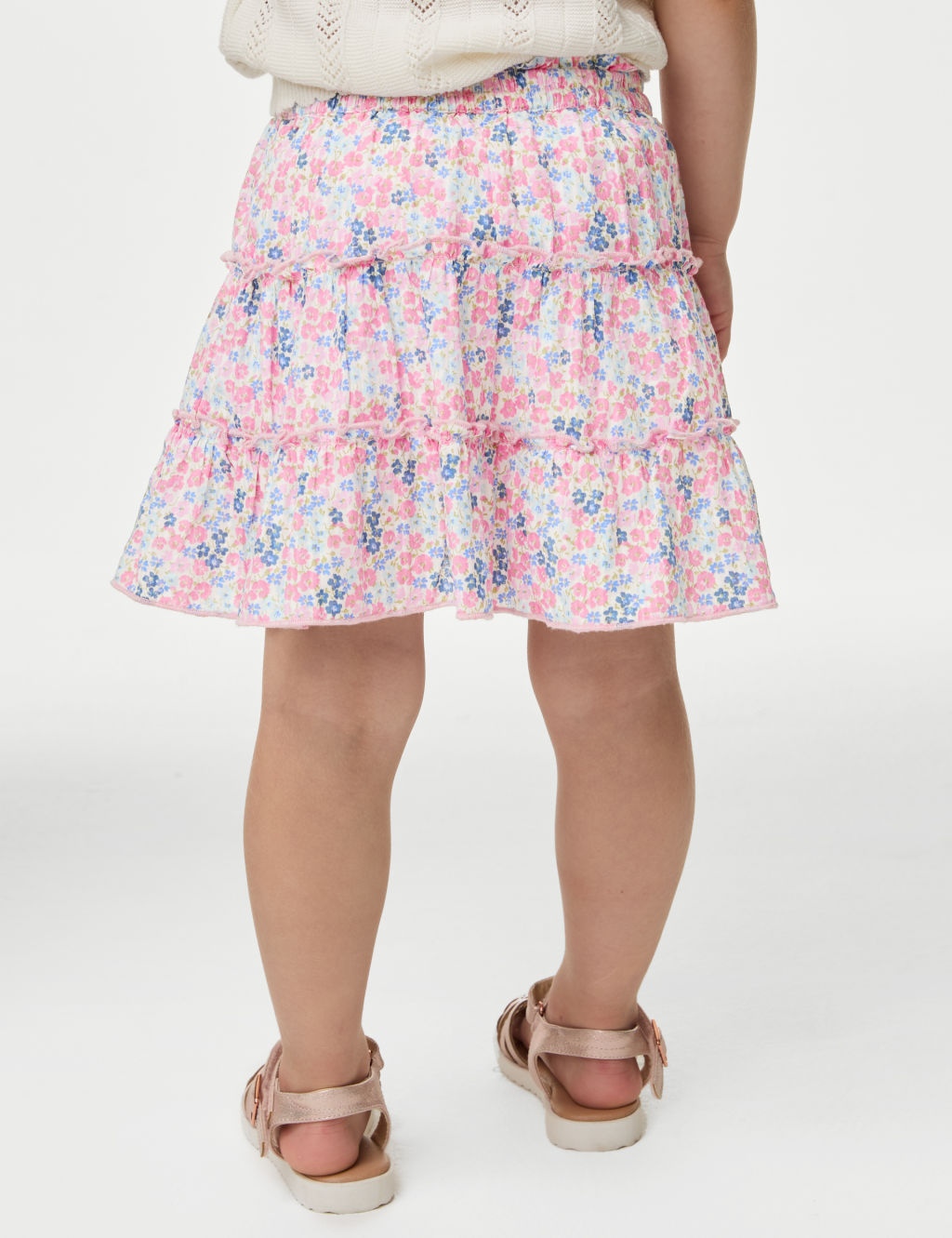 Cotton Rich Floral Skirt (2-8 Yrs) 2 of 5