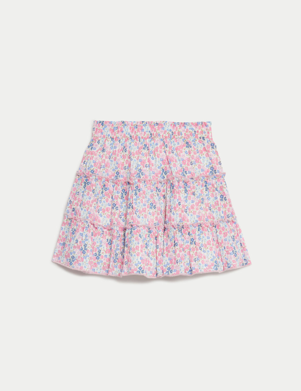 Cotton Rich Floral Skirt (2-8 Yrs) 1 of 5