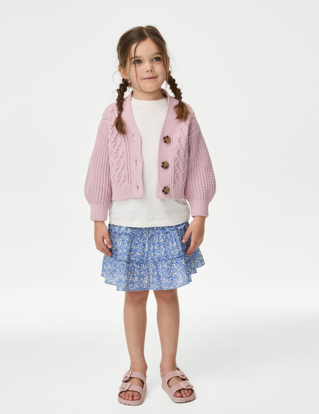 Cotton Rich Floral Skirt (2-8 Yrs)