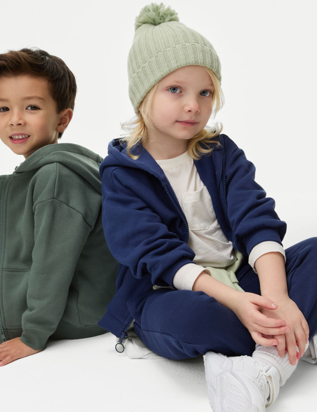 Cotton Rich Plain Hoodie (2-8 Yrs)