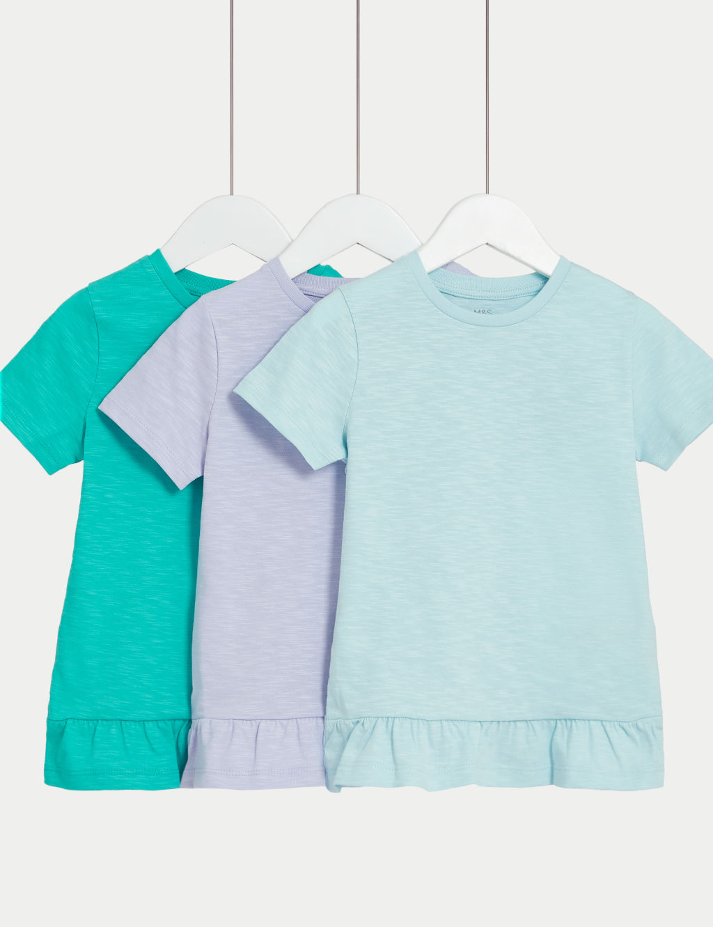 3pk Pure Cotton T-Shirts (2-8 Yrs)