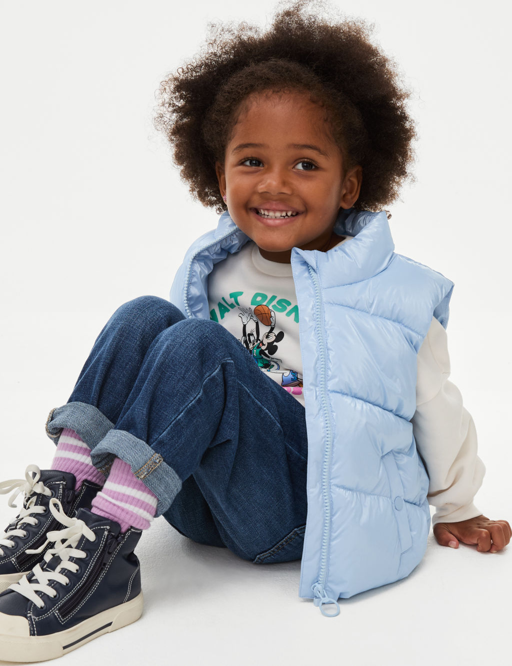 Metallic Padded Gilet (2-8 Yrs)