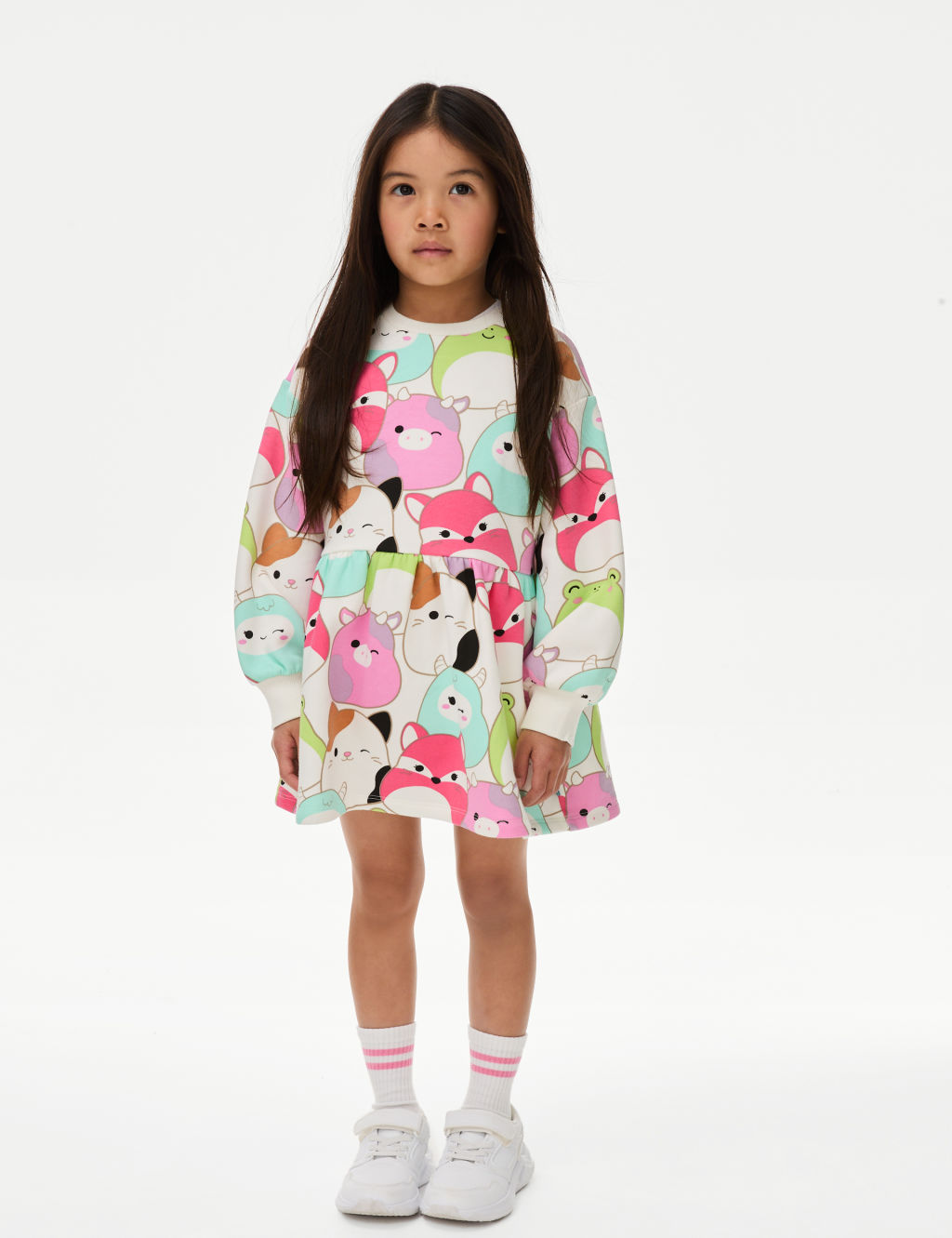 Squishmallows™ Cotton Rich Sweatshirt Dress (5-10 Yrs)