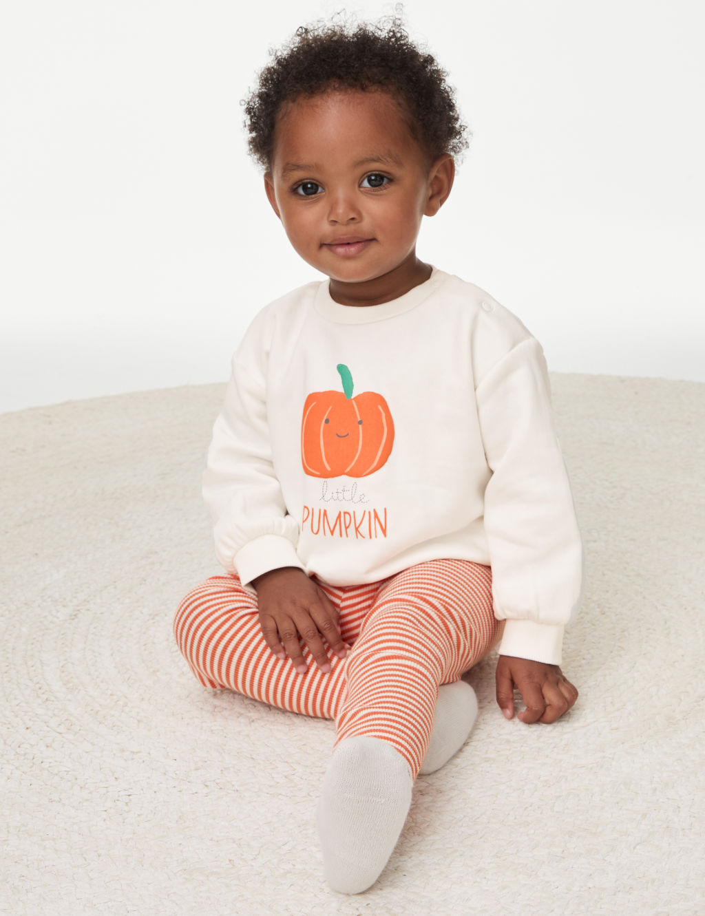 Cotton Rich Halloween Little Pumpkin Outfit (0-3 Yrs)