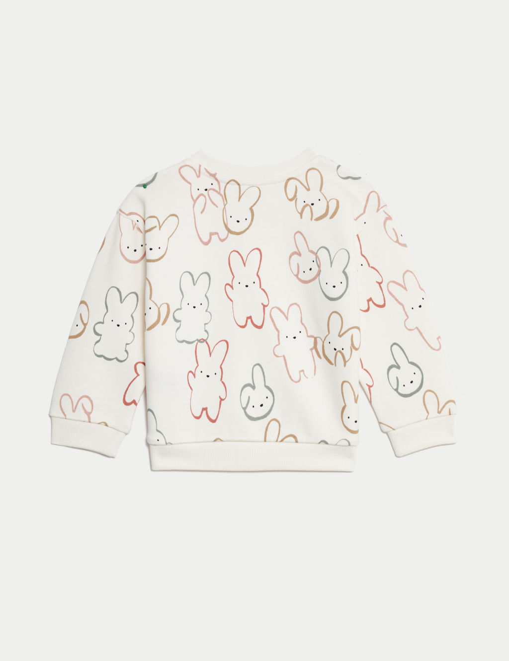 Cotton Rich Bunny Sweatshirt (0-3 Yrs) 1 of 3