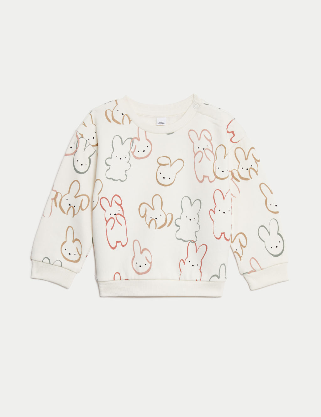 Cotton Rich Bunny Sweatshirt (0-3 Yrs)