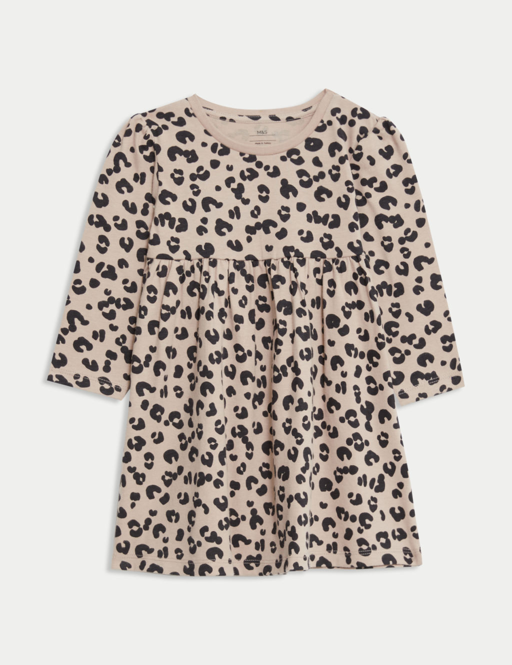Pure Cotton Animal Print Dress (0-3 Yrs)