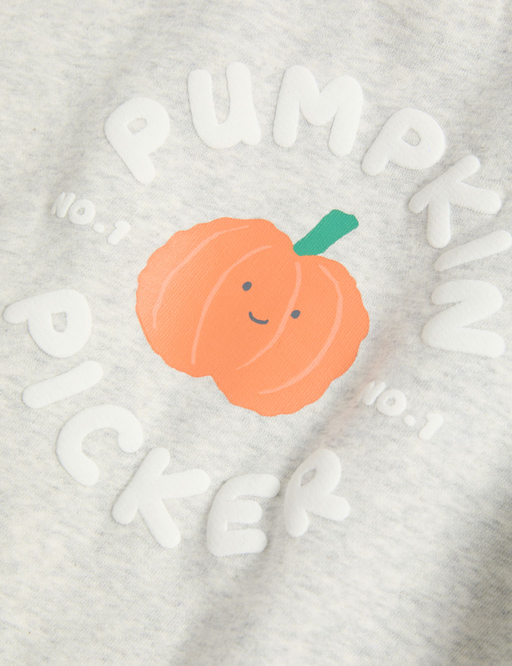 Cotton Rich Pumpkin Picker Halloween Sweatshirt (0-3 Yrs) 2 of 3