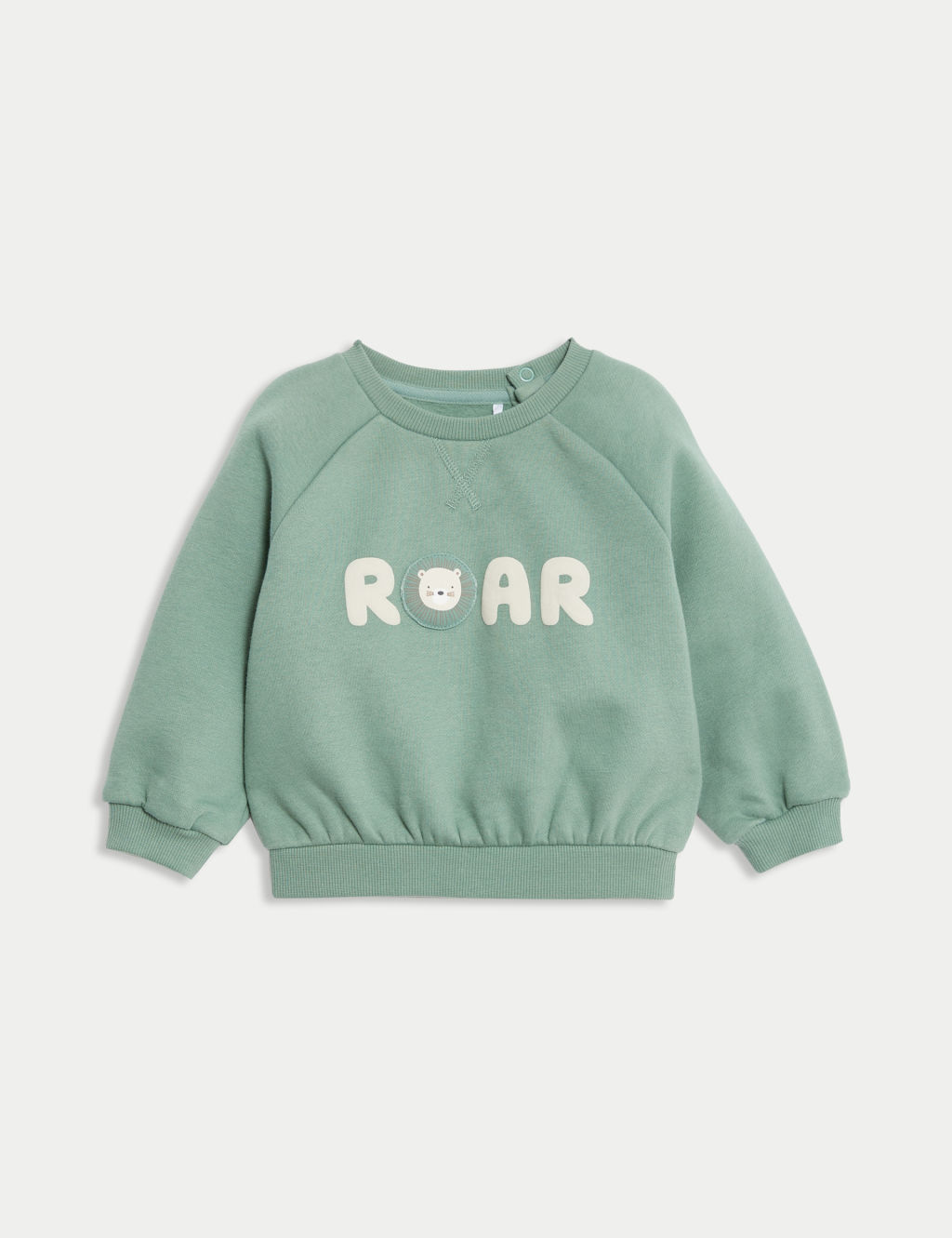 Cotton Rich Roar Slogan Sweatshirt (0-3 Yrs)