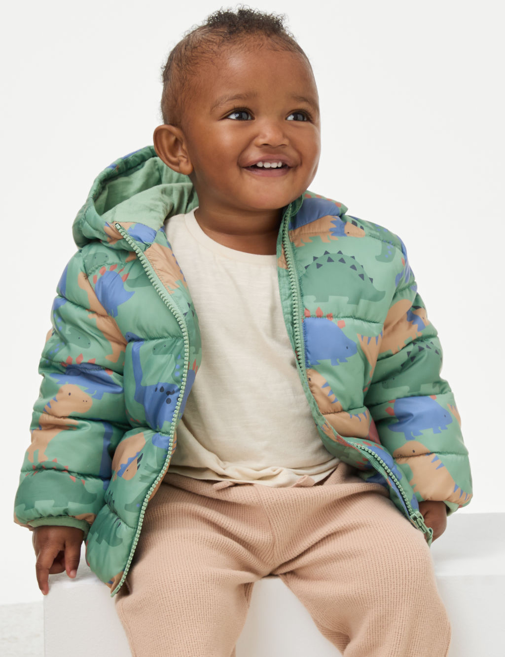 Stormwear™ Dinosaur Padded Jacket (0-3 Yrs)