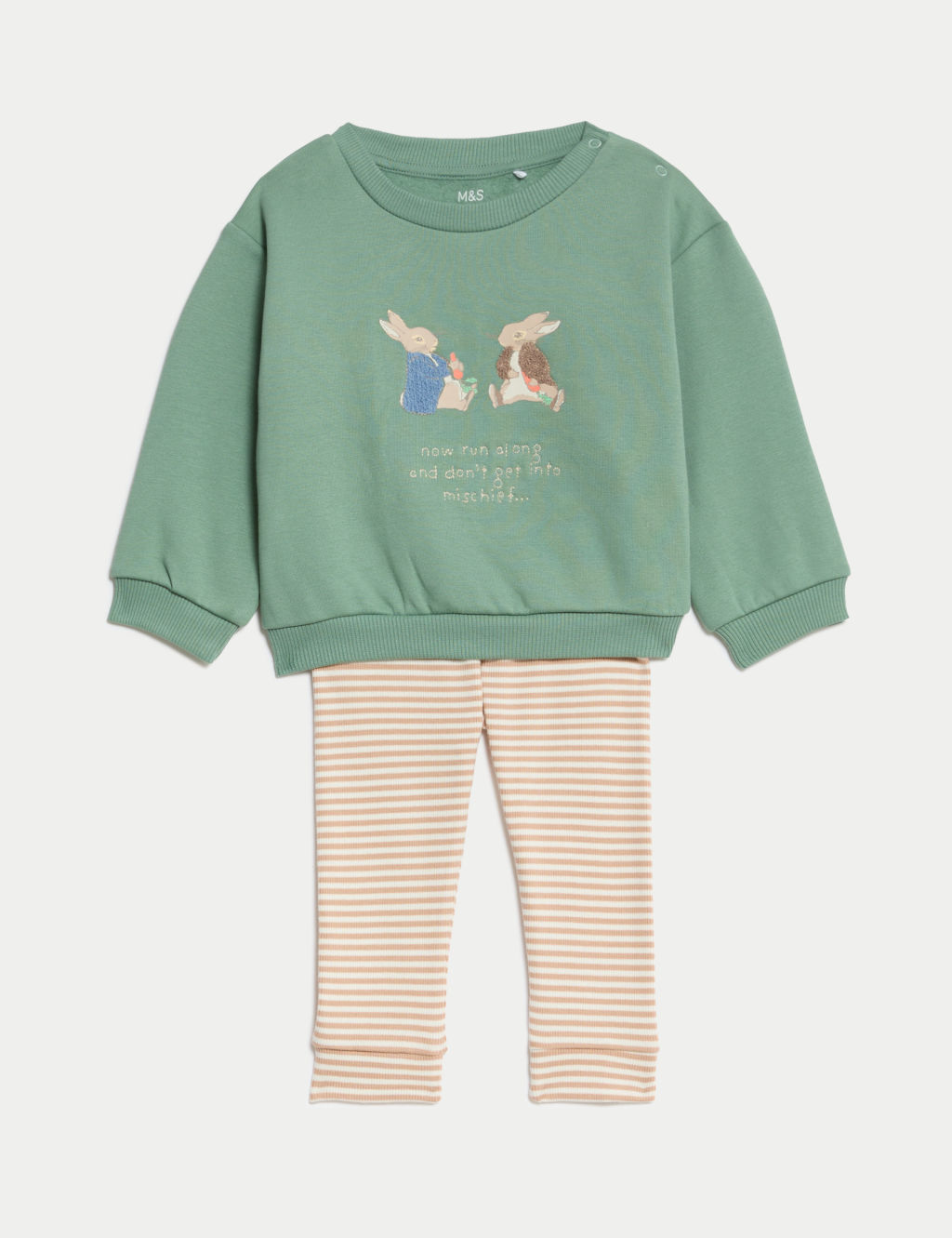 2pc Cotton Rich Peter Rabbit™ Outfit (0-3 Yrs) 3 of 6