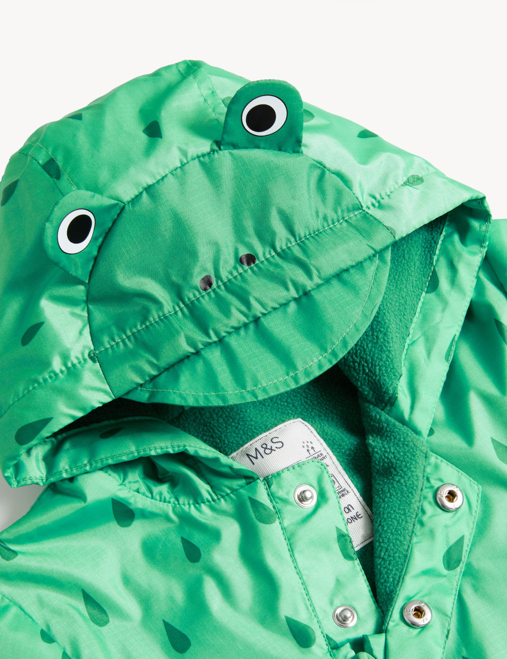 Hooded Frog Puddlesuit (0-3 Yrs) 7 of 8