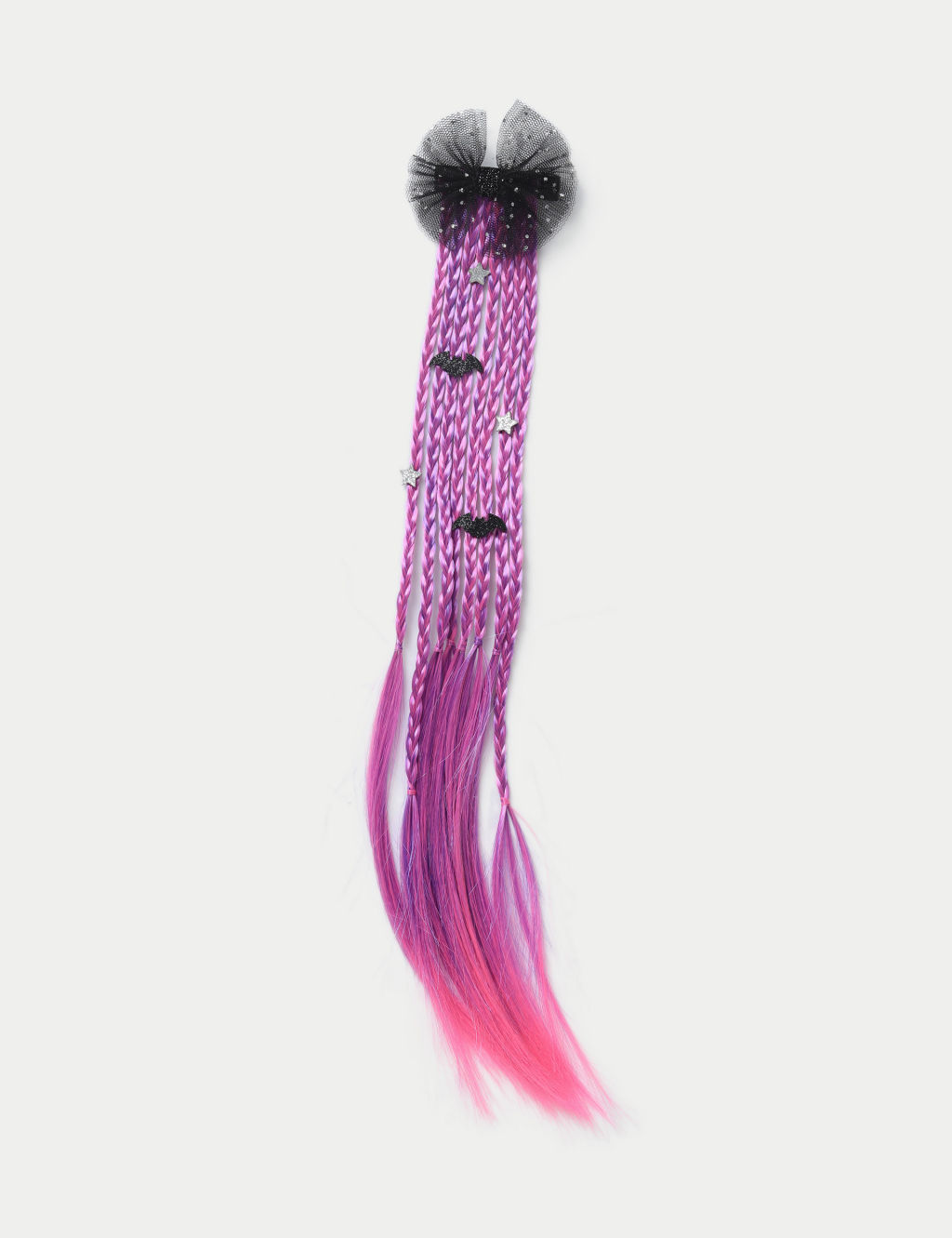 Halloween Pink Bat Fake Hair Clip