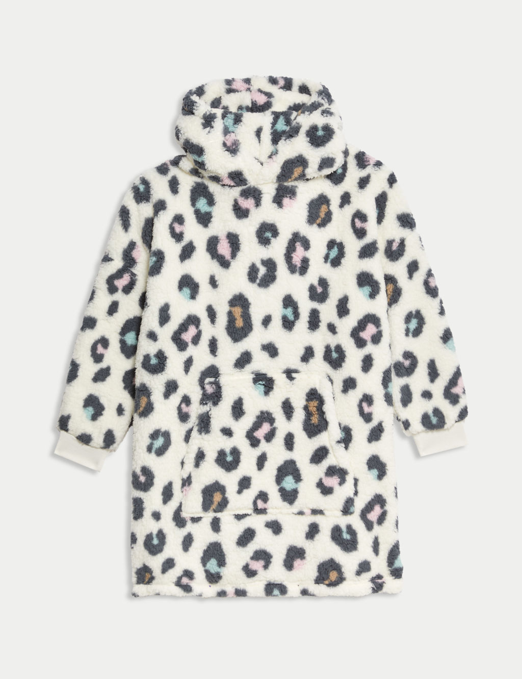 Leopard Print Oversized Hoodie (3-16 Yrs)