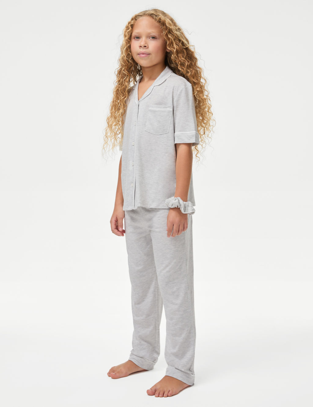 Modal Blend Pyjamas with Scrunchie (3-16 Yrs)