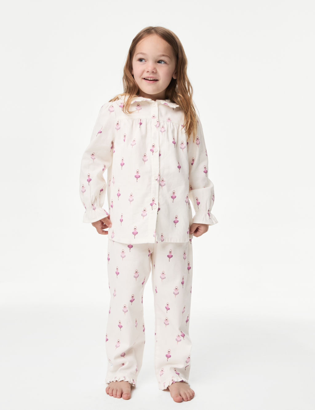 Pure Cotton Ballerina Pyjamas (1-8 Yrs)