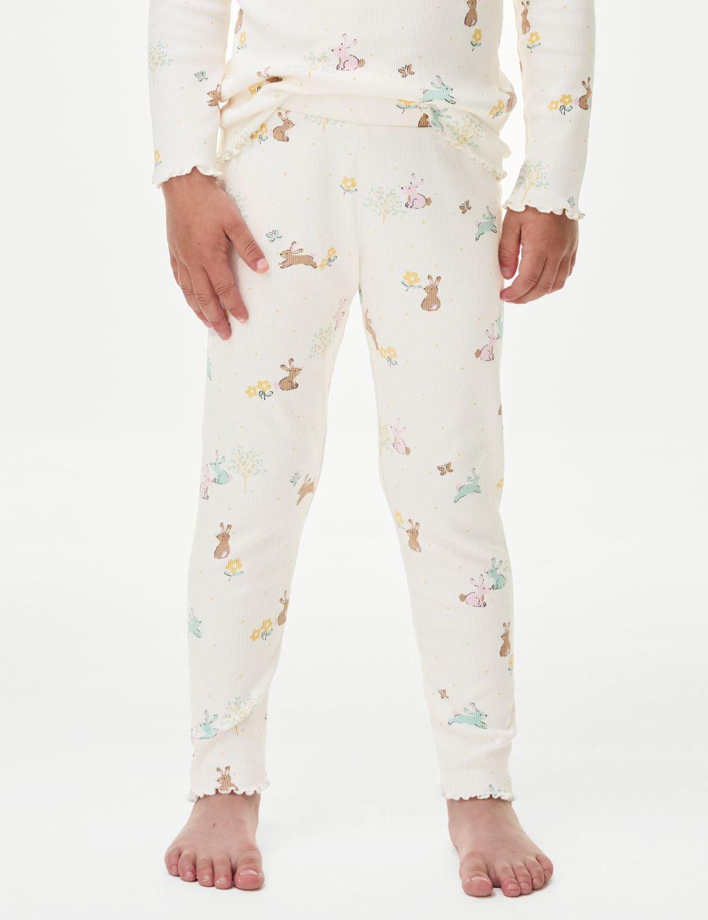 Cotton Rich Bunny Rib Pyjamas (1-8 Yrs) 4 of 4