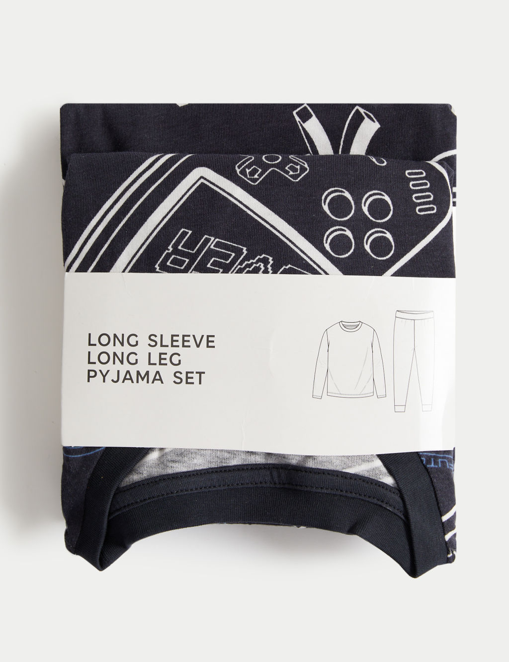 Pure Cotton Gaming Print Pyjamas (7-14 Yrs) 2 of 2