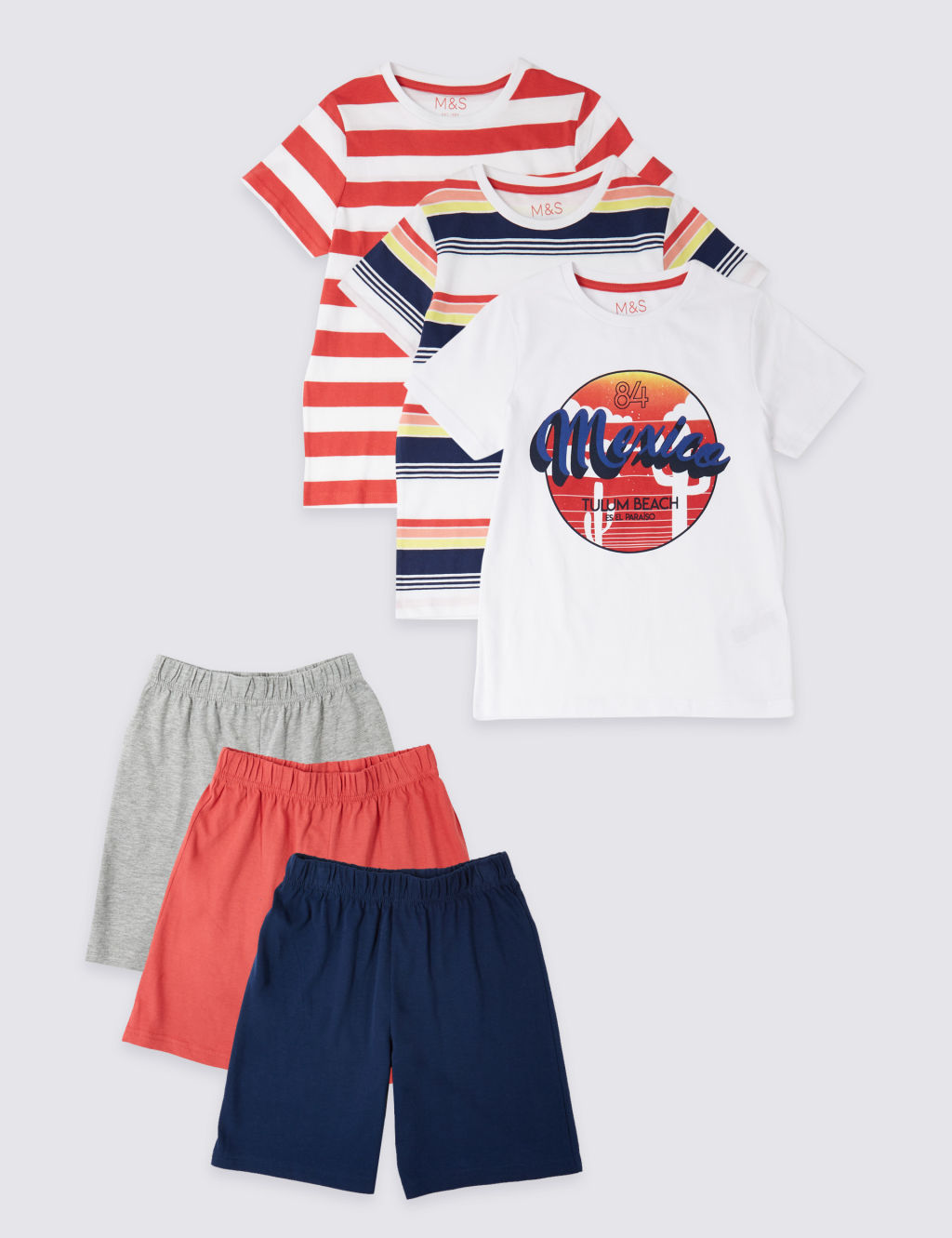 M and s short pyjamas hotsell