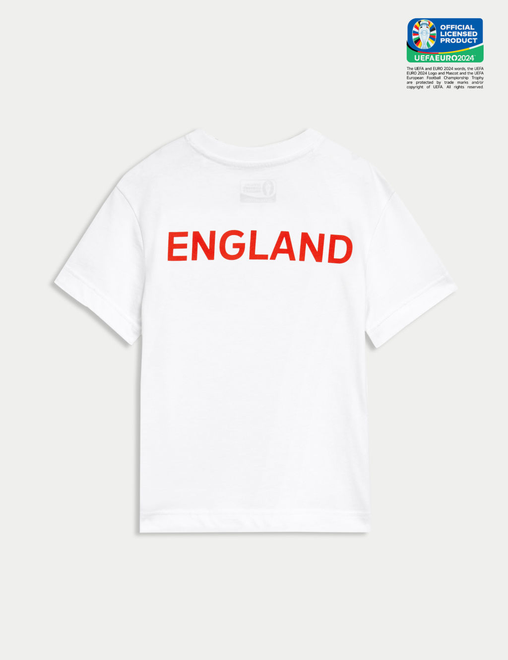 UEFA EURO2024™ Pure Cotton England T-Shirt (6-16 Yrs) 1 of 3