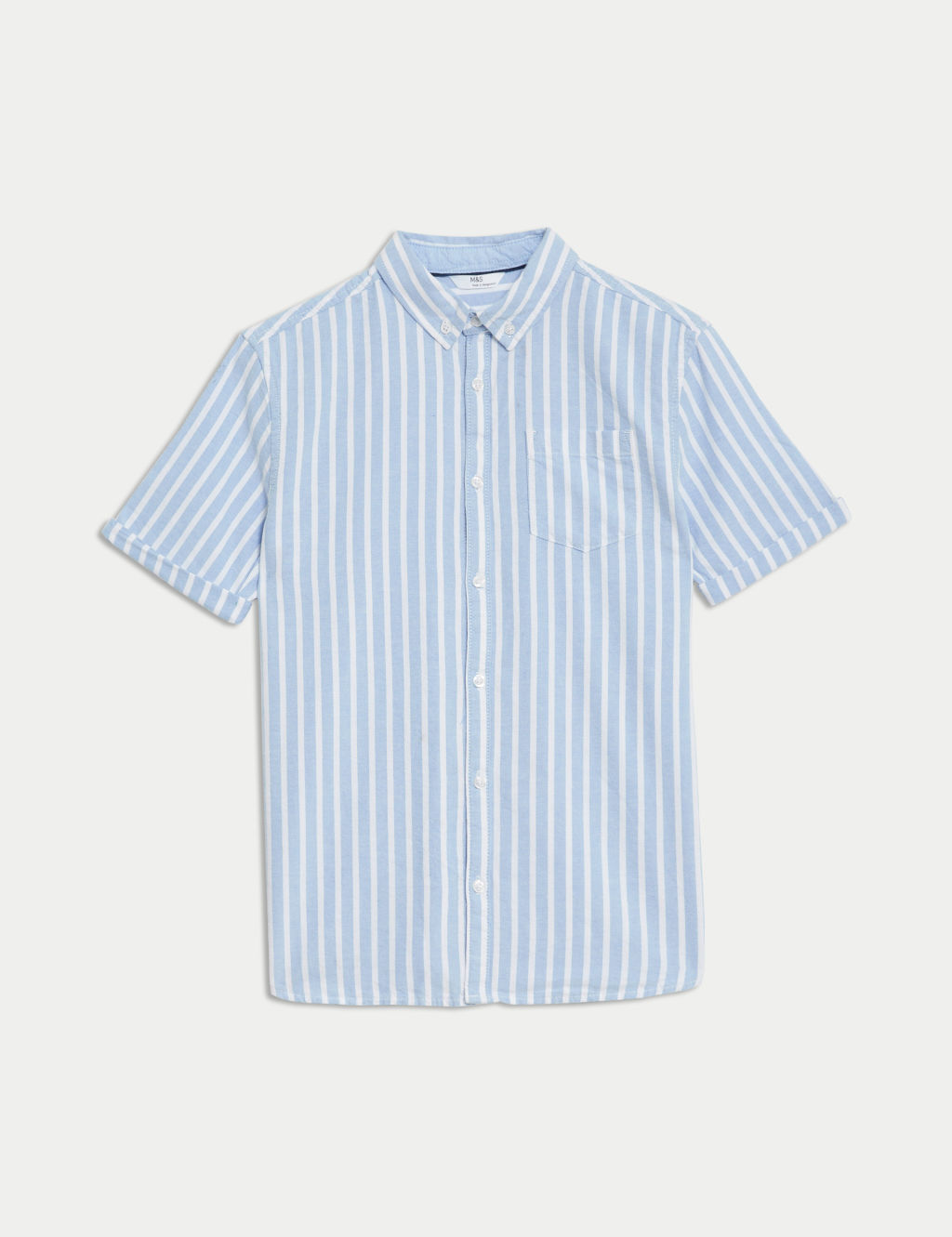 Pure Cotton Striped Shirt (6-16 Yrs) 1 of 4