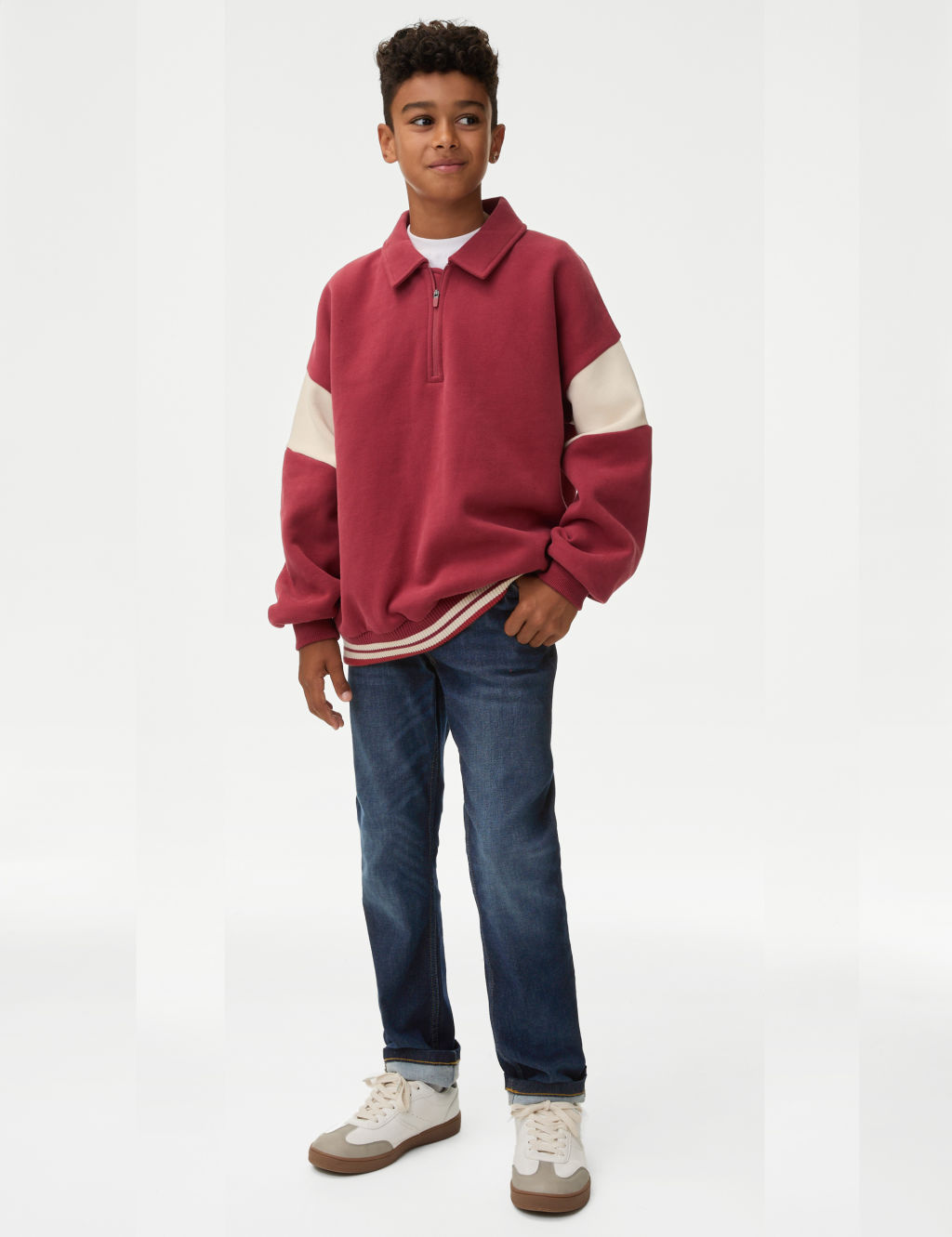 The Jones Straight Fit Cotton with Stretch Jeans (6-16 Yrs)