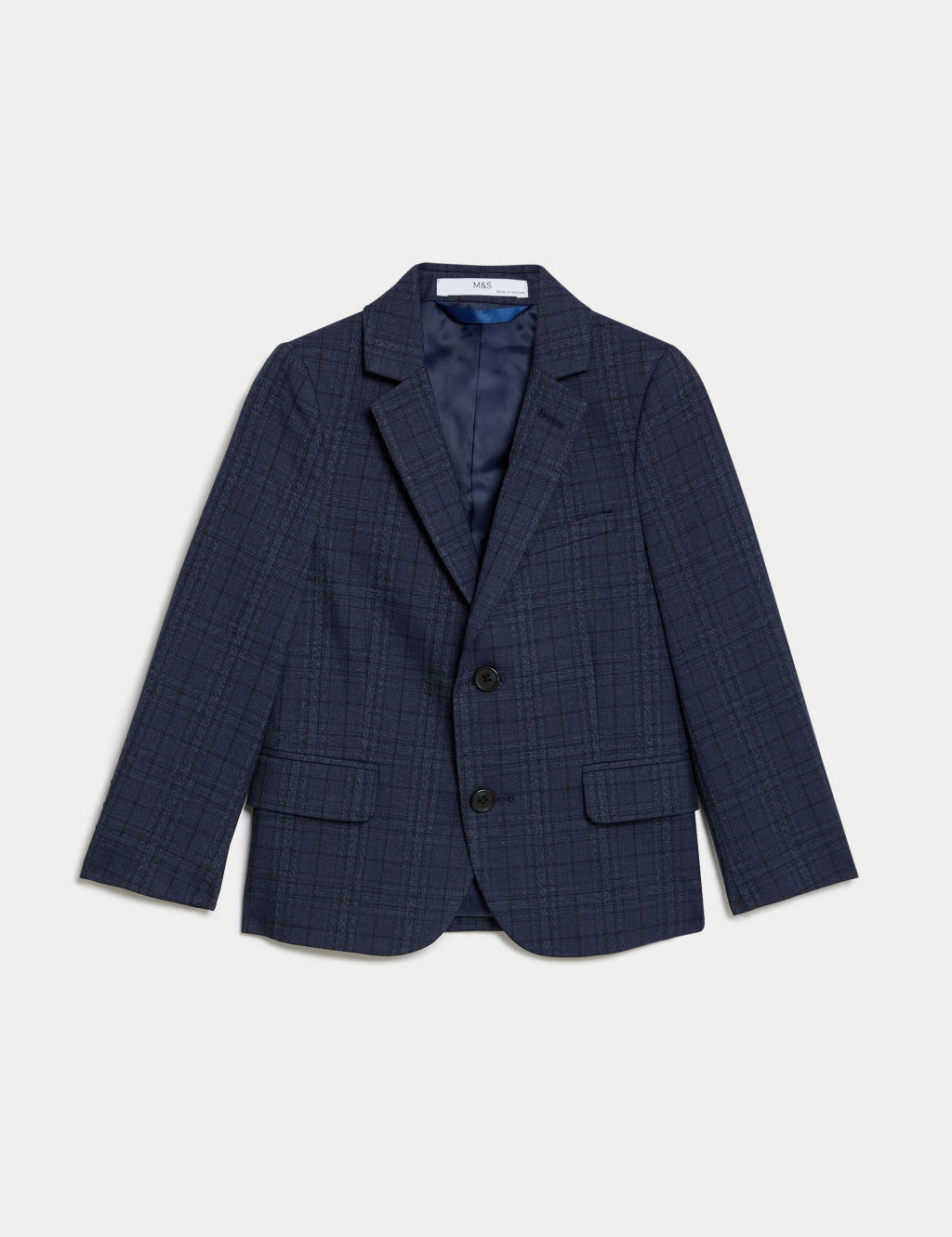 Mini Me Checked Suit Jacket (2-16 Yrs) 1 of 8