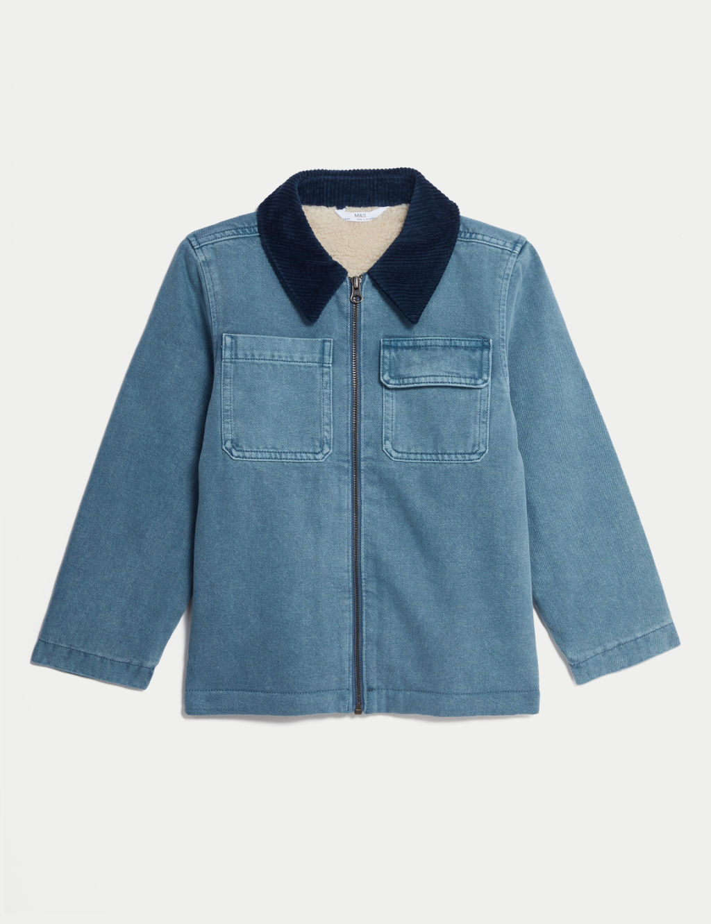 Denim Borg Lined Jacket (6-16 Yrs)