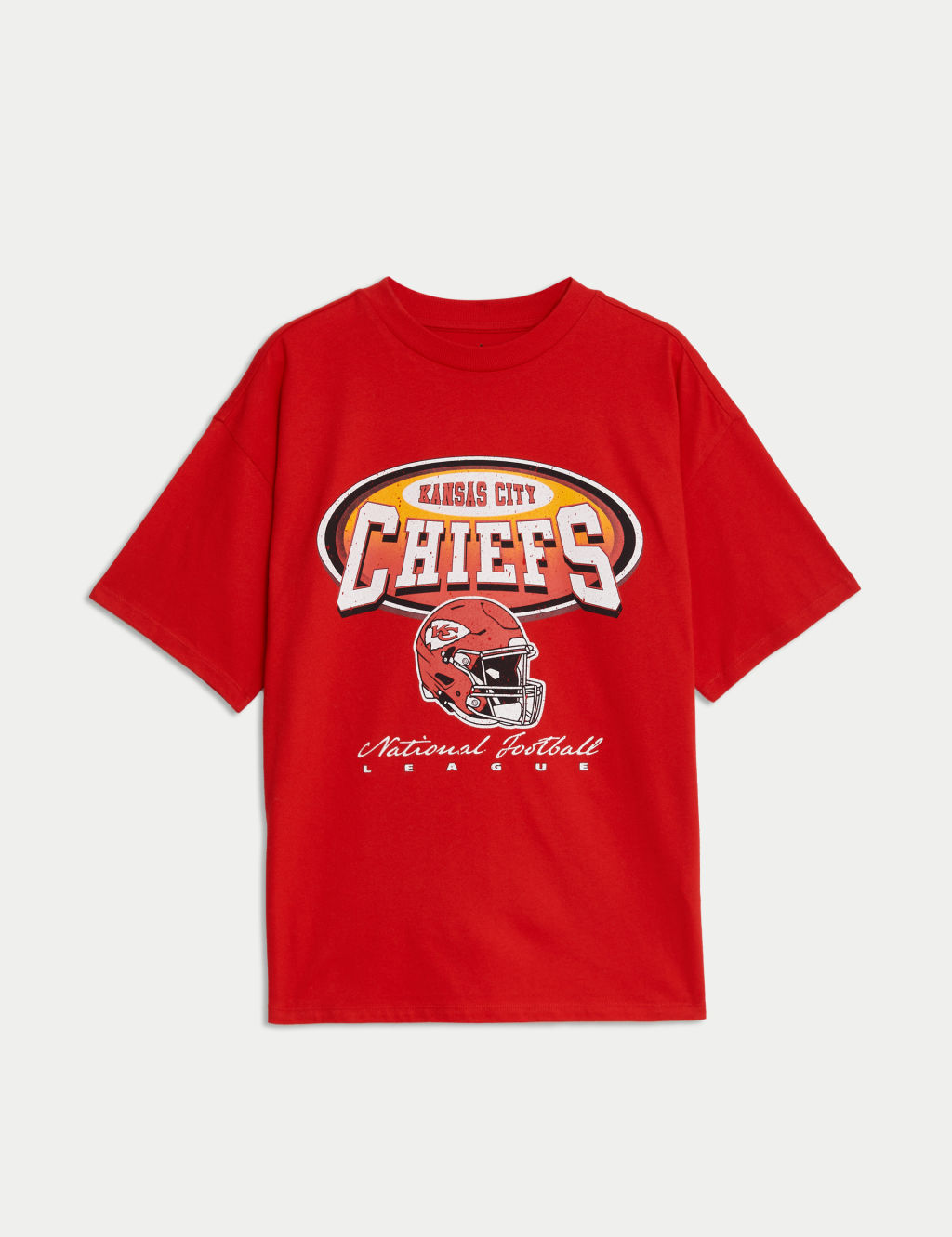 Pure Cotton NFL Chiefs T-Shirt (6-16 Yrs)