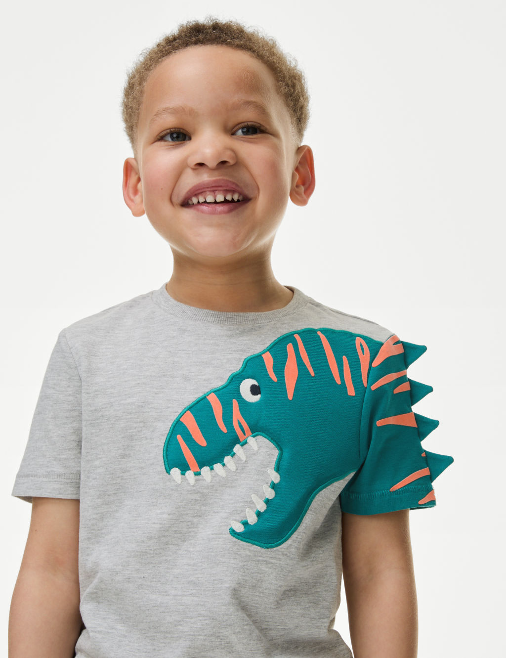 Pure Cotton The Good Dinosaur™ Spike T-shirt (2-8 Yrs) | M&S Collection