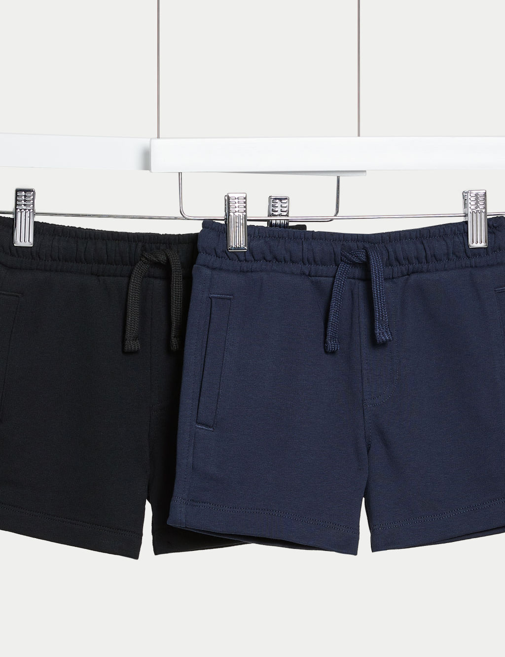 2pk Cotton Rich Shorts (2-8 Yrs)