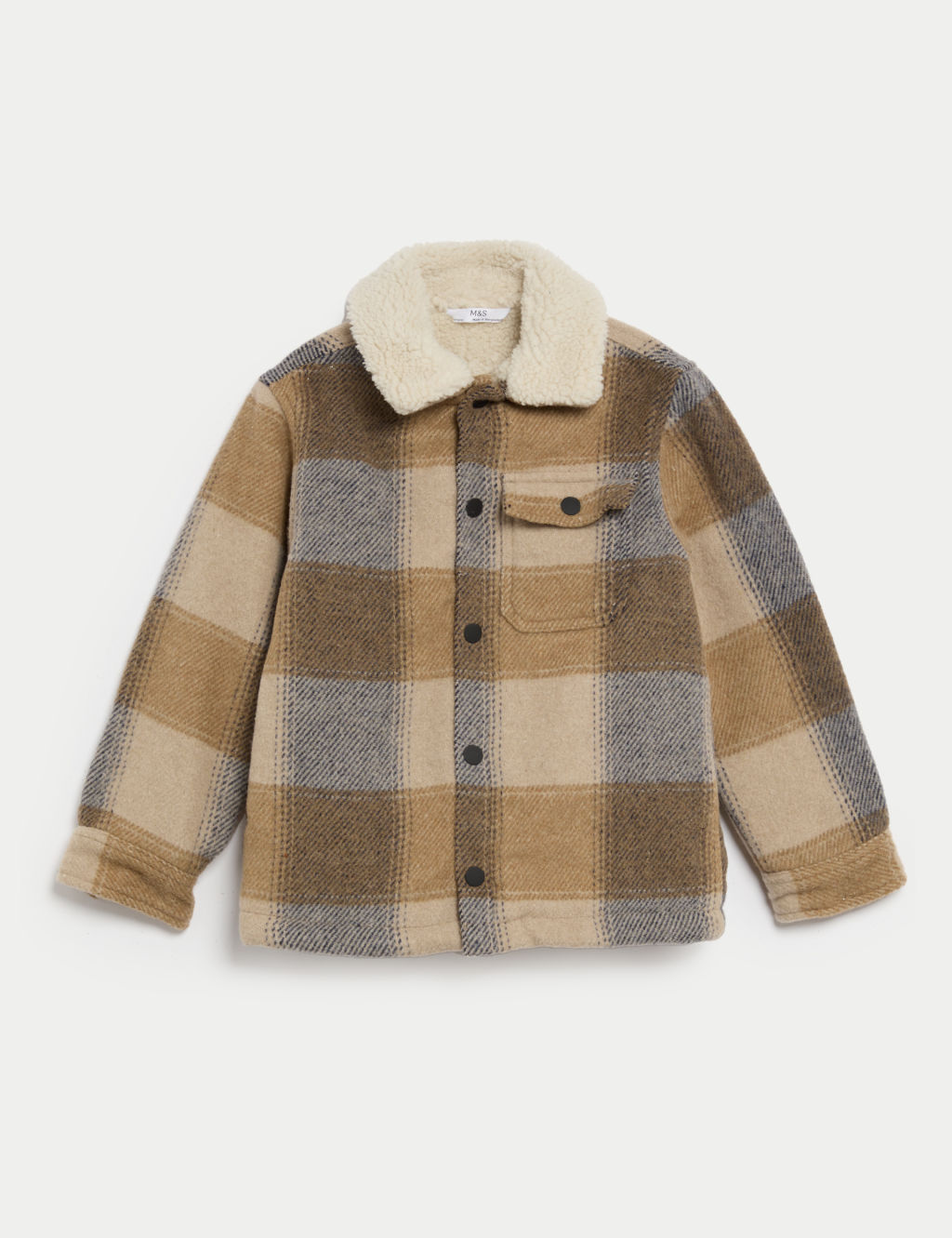 Checked Shacket (2-16 Yrs)