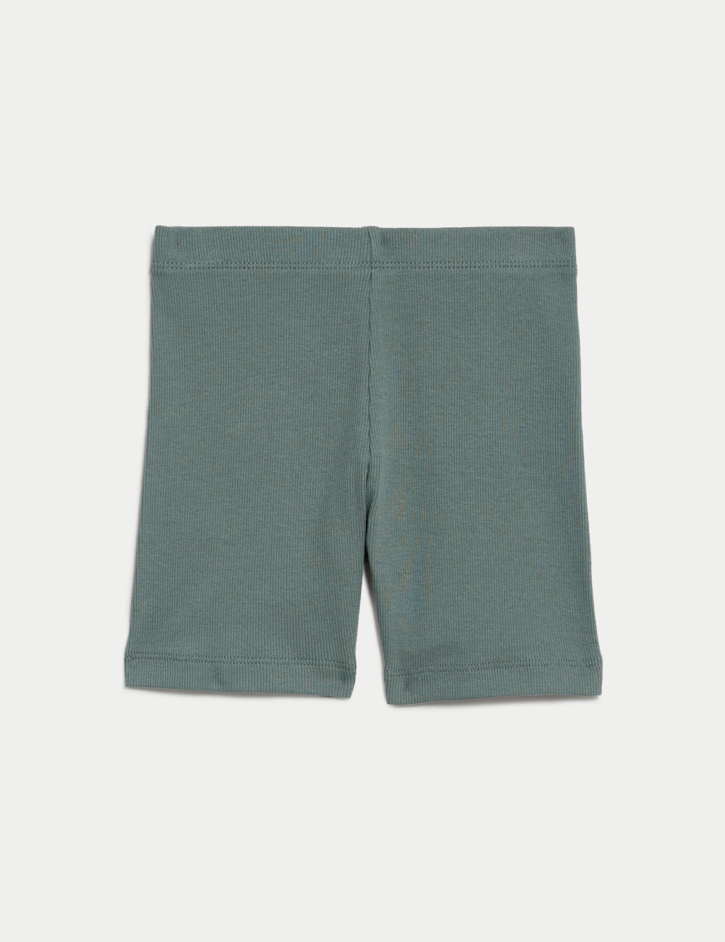 Cotton Rich Ribbed Cycling Shorts (2-8 Yrs)