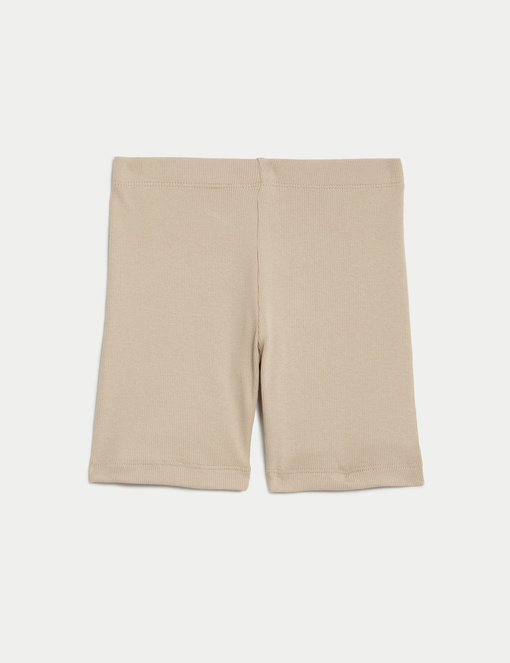 Cotton Rich Ribbed Cycling Shorts (2-8 Yrs)