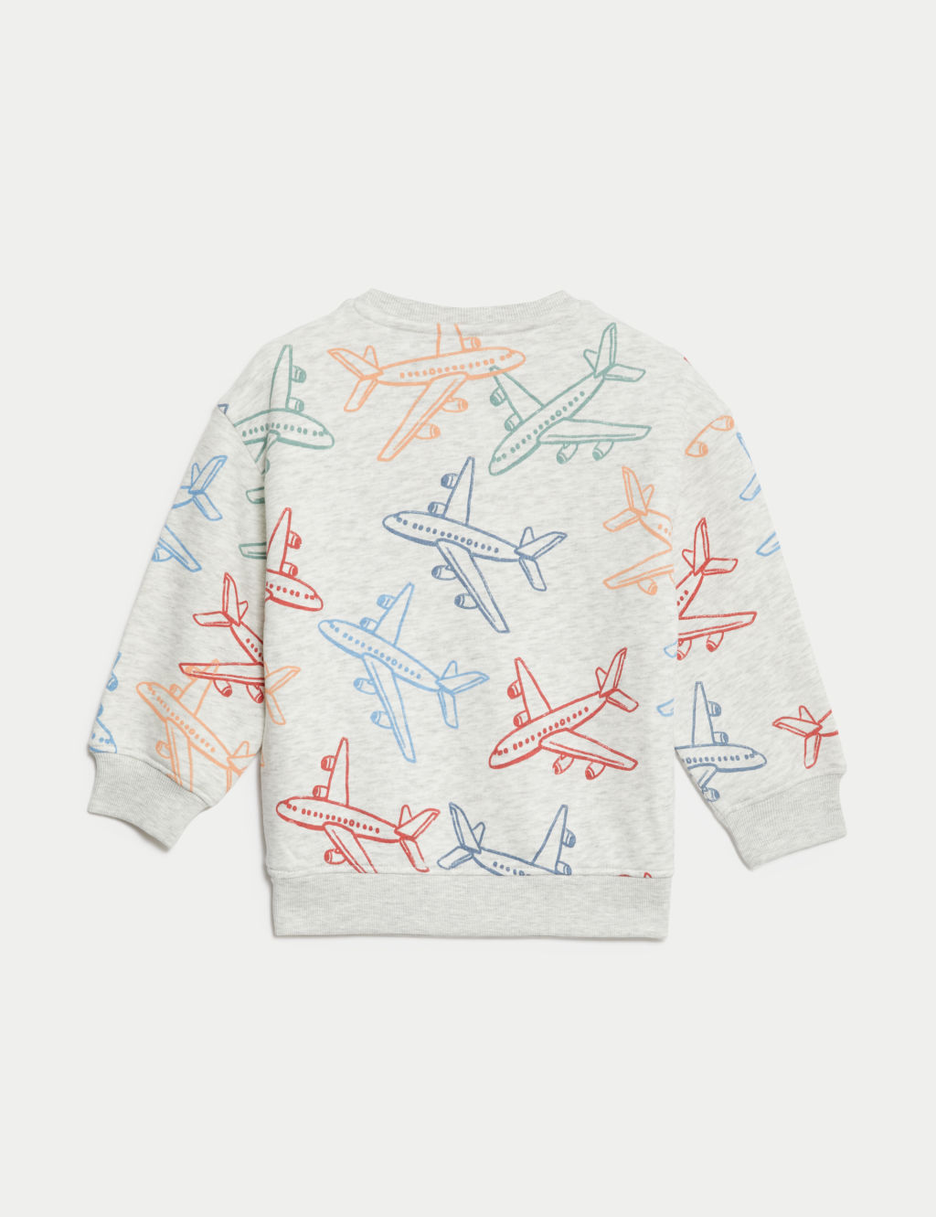 Cotton Rich Plane Sweatshirt (2-8 Yrs) 2 of 2